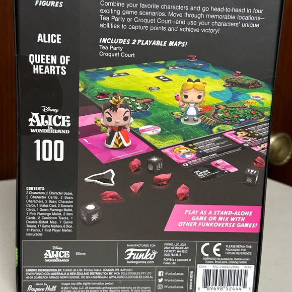 Funko Funkoverse Alice in Wonderland Chase Board Game - Picture 7 of 12